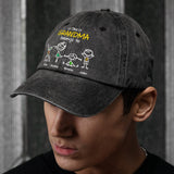 This Grandma Belongs To - Personalized Grandma Washed Denim Cap