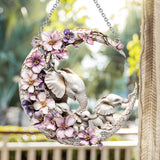 Best Mom Ever - Personalized Mother Window Hanging Suncatcher Ornament