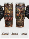 The Grillfather - Personalized Father Tumbler With Handle