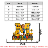 Alphabet Letter & Custom Photo And Theme - Personalized Kid Custom Shaped Hanging Rack