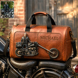 Born To Ride - Personalized Biker Duffle Bag
