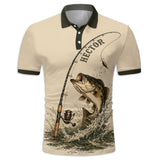 Love Fishing - Personalized Fishing Polo Shirt