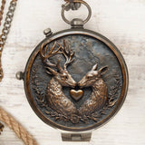 God Blessed The Broken Road - Personalized Couple Compass