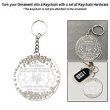 Here's To Another Year Of Bonding Over Alcohol - Personalized Bestie Transparent Ornament