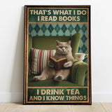 That's What I Do Customize With Your Photo Vintage Retro - Personalized Cat Canvas And Poster