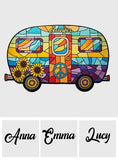 Hippie Souls - Personalized Hippie Shaped Doormat/ Rug