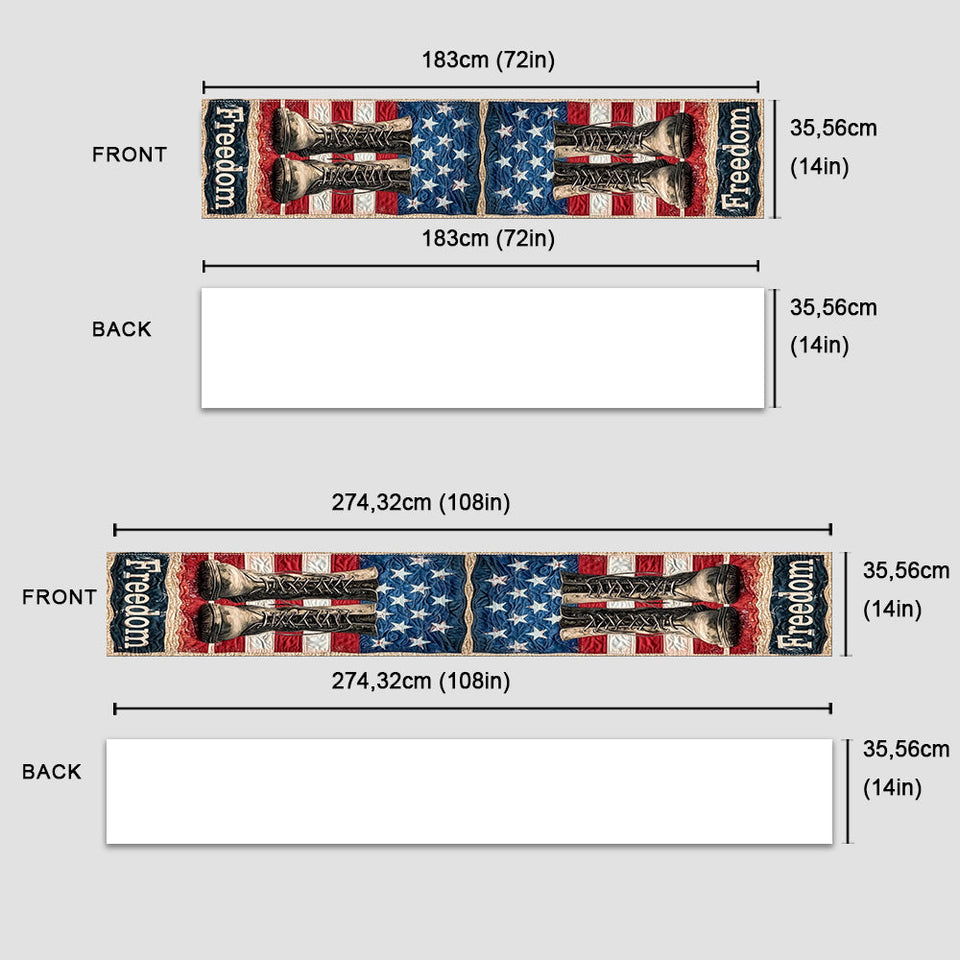 4th Of July Freedom - Independence Day/ 4th Of July Table Runner
