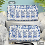 Grandma's Peeps - Personalized Grandma Leather Long Wallet