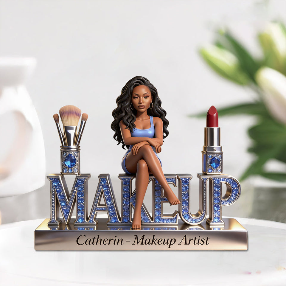 Makeup Artist - Personalized Makeup Custom Shaped Acrylic Plaque