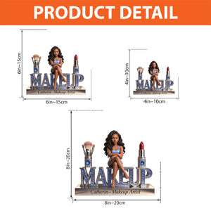 Makeup Artist - Personalized Makeup Custom Shaped Acrylic Plaque