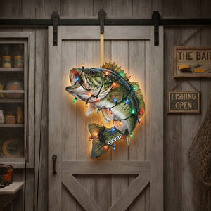 Love Fishing - Personalized Fishing LED Light Acrylic Sign