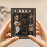 Best Dad Ever - Personalized Baseball Shaped Building Blocks