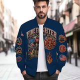 Fire Dept - Personalized Firefighter Bomber Jacket