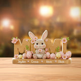 Grandma's Easter Magic - Personalized Grandma Custom Shaped Acrylic Plaque