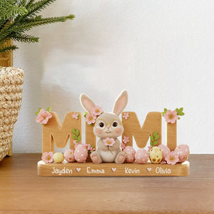 Grandma's Easter Magic - Personalized Grandma Custom Shaped Acrylic Plaque