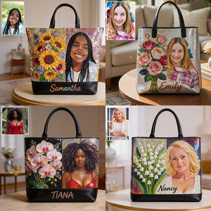 Any Photo, Flower - Personalized Self Love Tote Bag