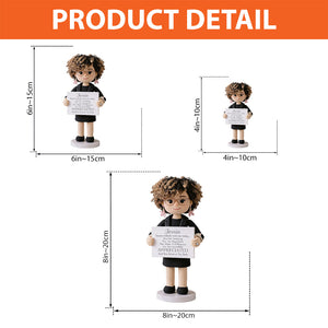 You Make A Difference - Personalized Colleague Custom Shaped Acrylic Plaque