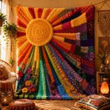 Live By The Sun - Personalized Hippie Blanket