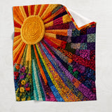 Live By The Sun - Personalized Hippie Blanket