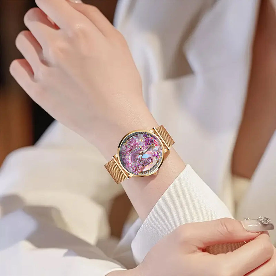 Horse Girl - Personalized Horse Women Hand Watch