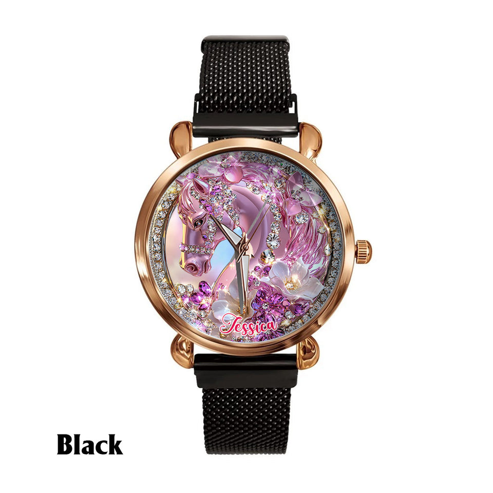 Horse Girl - Personalized Horse Women Hand Watch