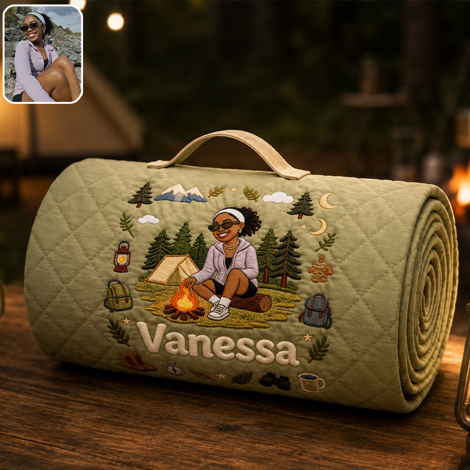 Camp Life - Personalized Camping Nap Mat