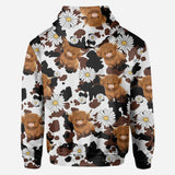Love Highland Cow - Personalized Highland Cow All Over Shirt