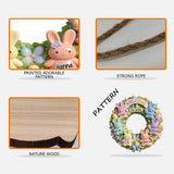 Easter Family - Personalized Family Custom Shaped Wood Sign