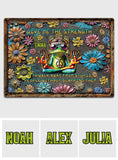 Give Me The Strength - Personalized Hippie Rectangle Metal Sign