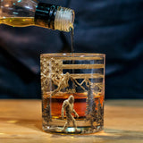 Sasquatch - Personalized Whisky Whiskey Glass