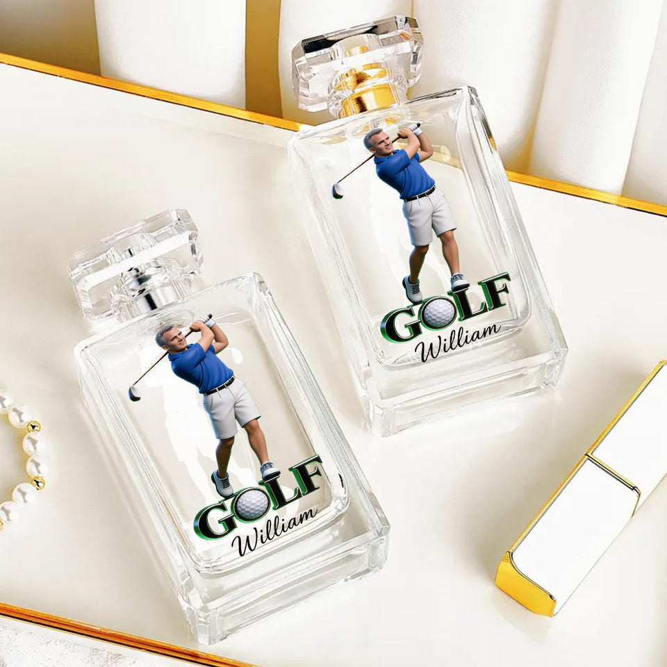 Luxury Gift For Man - Personalized Golf Refillable Perfume Bottle