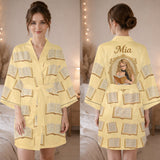 Just A Girl Who Loves Reading Books - Personalized Book Satin Robe