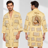 Just A Girl Who Loves Reading Books - Personalized Book Satin Robe