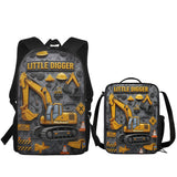 Littie Digger - Personalized Kid Backpack Lunch Bag Pencil Case Set