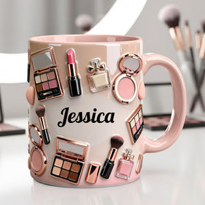 Makeup Artist - Personalized Makeup Accent Mug & Coaster