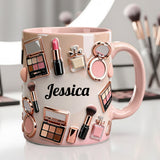 Makeup Artist - Personalized Makeup Accent Mug & Coaster