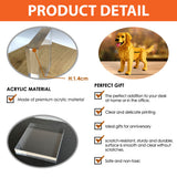 Transform Into Building Block - Personalized Dog Custom Shaped Acrylic Plaque