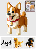 Transform Into Building Block - Personalized Dog Custom Shaped Acrylic Plaque