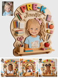 Back To School - Personalized Kid Wooden Floating Shelf