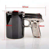 Pistol Ceramic Coffee Cup