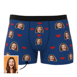 Custom Wife Or Girlfriend Face Boxers - Personalized Couple Men's boxer briefs