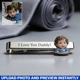 Perfect Father's Day Gift - Personalized Father Tie Clip