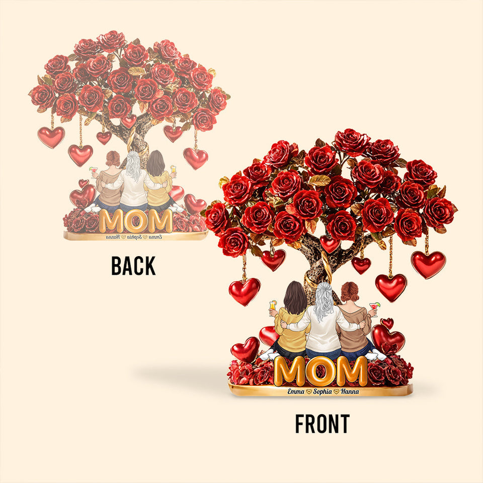 Best Mom Ever - Personalized Mother Custom Shaped Acrylic Plaque