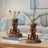 Our Roots Remain As One Perfect Gift For Your Family Members - Personalized Family Custom Shape Acrylic Flower Vase
