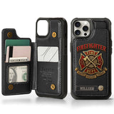 Proud Firefighter - Personalized Firefighter Wallet Phone Case