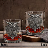 Witch Way To The Wiskey - Personalized Witch Whiskey Bottle & Glass