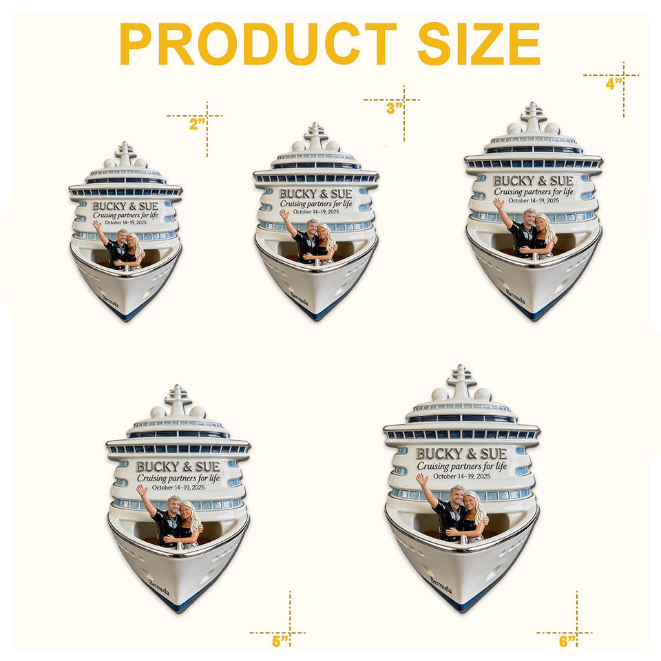 Cruise Memory - Personalized Cruising Magnet