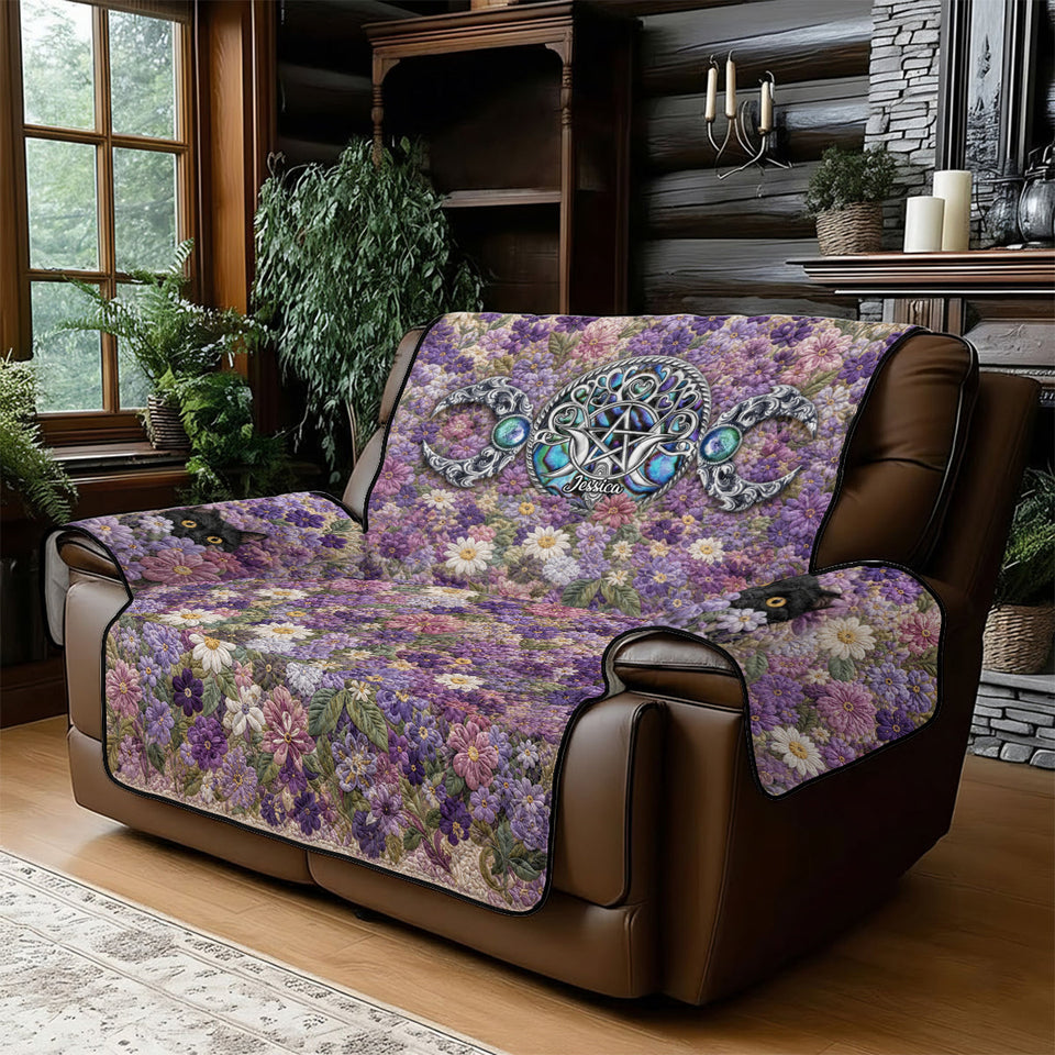 It's The Most Beautiful Time Of The Year - Personalized Witch Quilted Sofa/Couch Cover