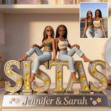 Custom Any Photo Best Gift For Bestie - Personalized Bestie Custom Shaped Acrylic Plaque