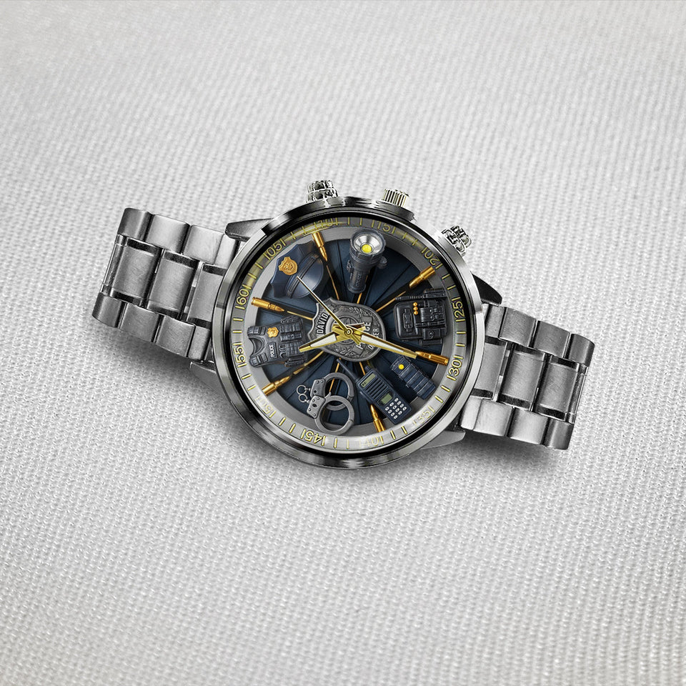 Serve And Protect - Personalized Police Officer Hand Watch